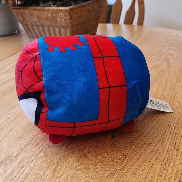 Disney Tsum Tsum Marvel Spiderman Fat Plushie Stuffed Animal Toy - Picture 7 of 12